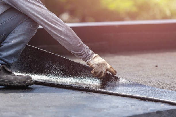 Professional Exterior Waterproofing technician working in Melvindale, MI